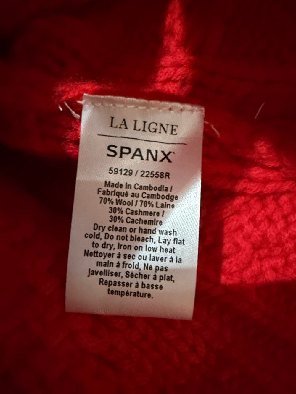 La Ligne Cropped Cable Marin Sweater - Picture 3 of 3